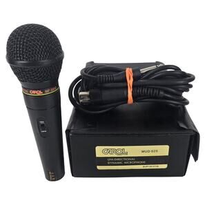 CAROL VINTAGE MUD-525 UNI-DIRECTIONAL DYNAMIC MICROPHONE – FULLY FUNCTIONAL